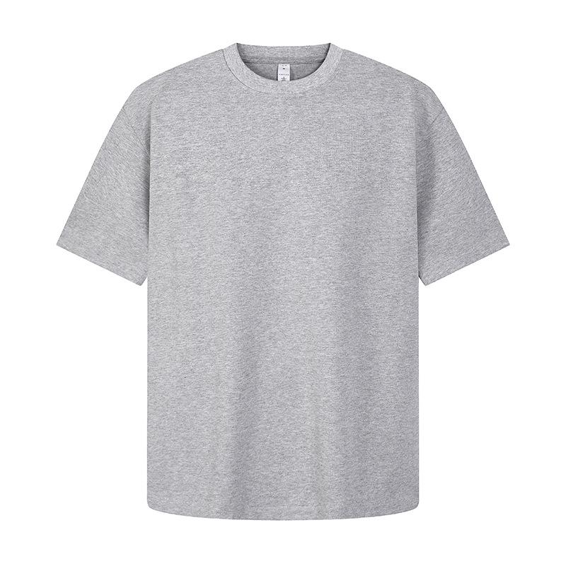 

Premium Men s 400g Heavyweight Pure Cotton Short Sleeve T-Shirt, Regular Fit, Solid Color - Ideal for Summer Medium