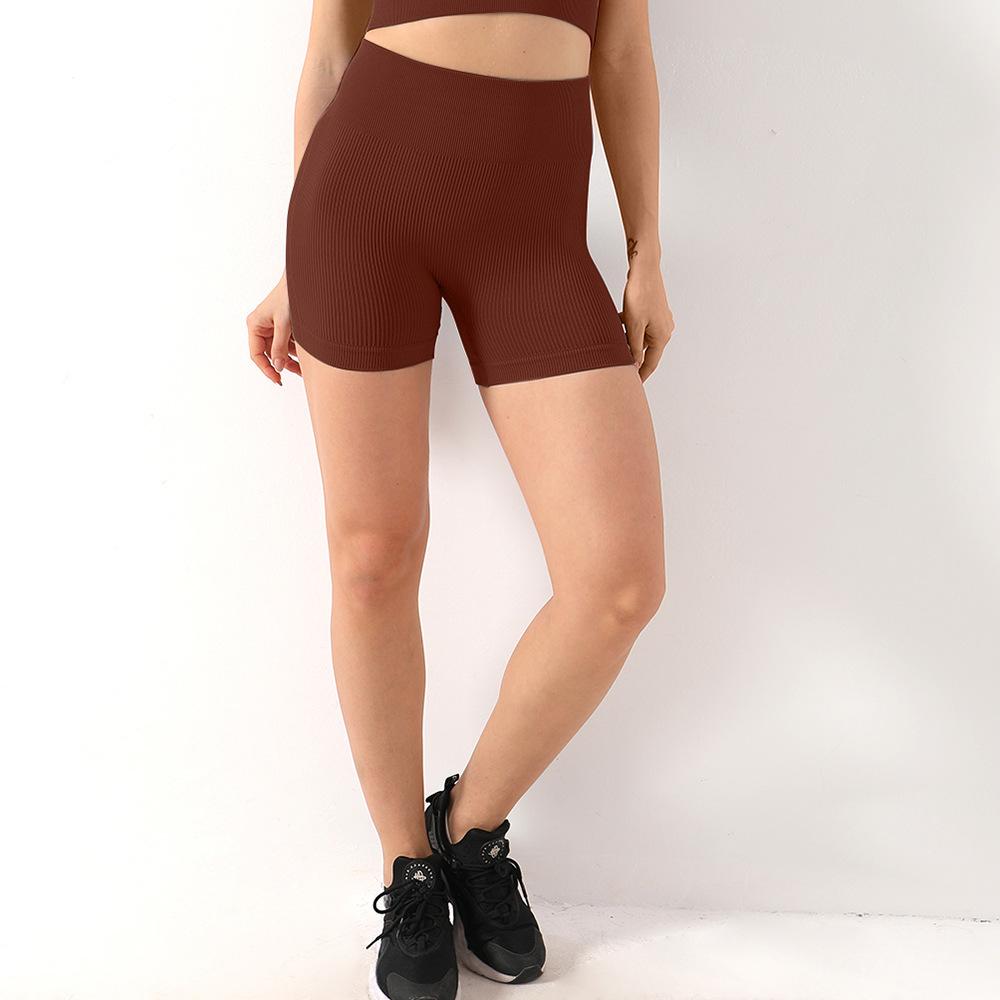 Sports Shorts, European and American Yoga Women's Running Fitness, European and American Suspender Yoga Clothes, Shorts, Body Sculpting, Sweat