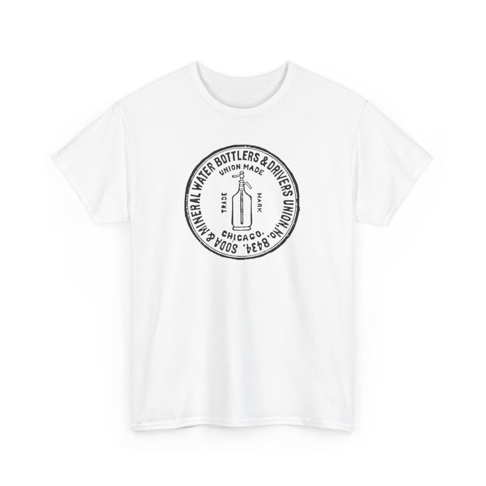 

Vintage Union Soda Bottle T-Shirt Mens Womens Tees Top Tee, Retro Chicago Bottling PlanT Shirt Mens Womens Tees Top, Unisex XL