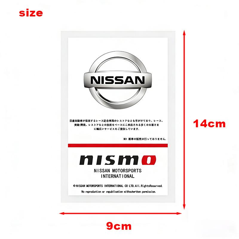 Car windshield anti-static stickers, car logo anti-static stickers For Nissan X-Trail T32 T31 Qashqai Tiida Teana Car Styling