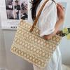 Spring/summer Fabric Patchwork Large Capacity Bags Versatile Durable Fashi Shoulder Bags New Seaside Vacati Casual Tote Bag