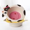 Eco-Friendly Bamboo Fiber Children's Bowl - Cartoon Design for Meals & Snacks