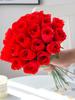 10/30Pcs Red Silk Roses Bouquet Vases Home Decortiong Garden Wedding Decorative Wreaths Fake Plant Wholesale Artificial Flowers