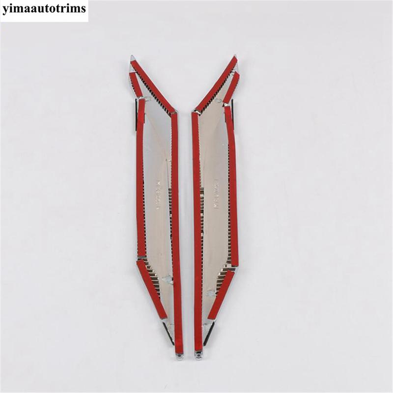 Front Head Light Lamp Eyebrow Leaf Board Decoration Cover Trim For For TOYOTA RAV4 RAV 4 XA50  - 2024 ABS Chrome Accessories