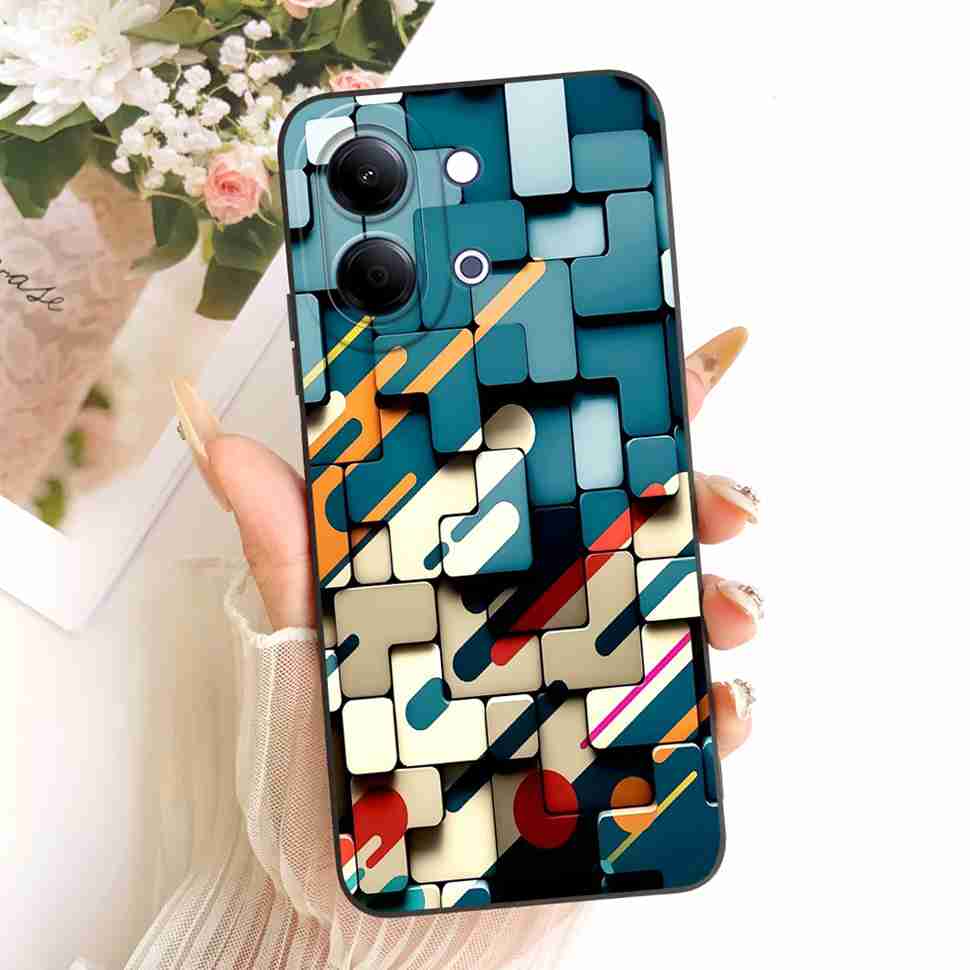 Colorful Printed Cartoon For vivo Y05 4G 6.74" Case Silicone Back Cover Shockproof For Vivo Y11D VIVO Y05 4G Phone Cases Bumper