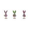 Bird Ornament Easter Table Decor Easter Home Decor Foam Filling Soft Lightweight Design Glitter Accent Plaid Pattern