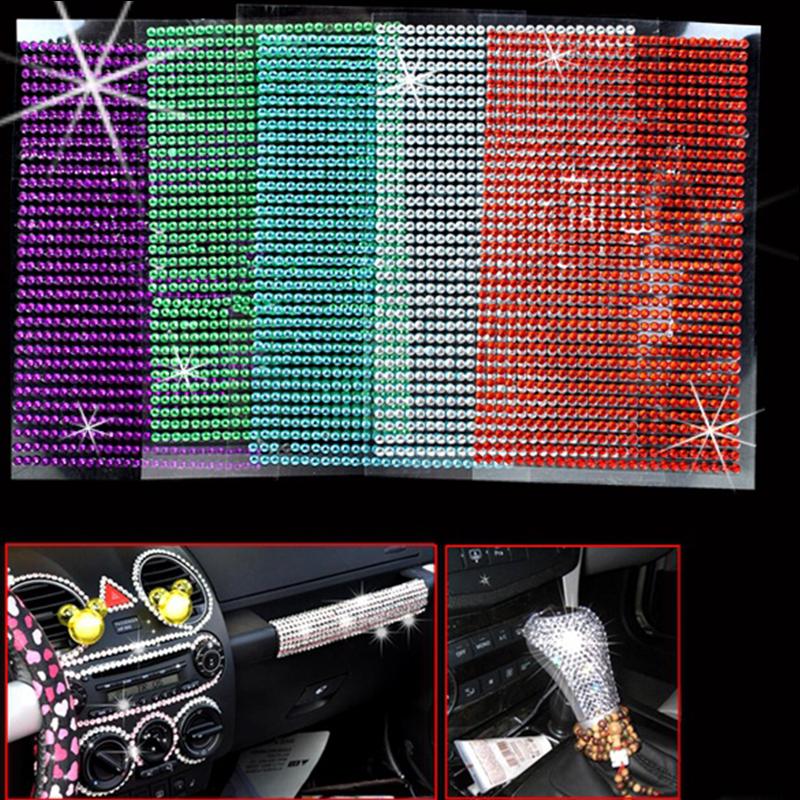 

3 мм Акрил Бутик Круглый Плоская спина Блестящий Кристалл Стразы Наклейки Наклейки На стена Наклейка Автомобильная наклейка