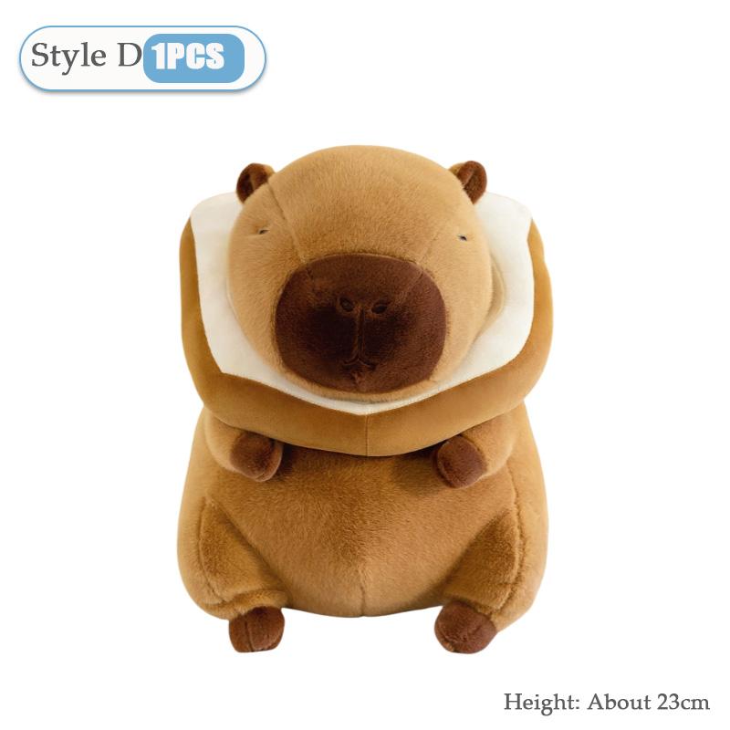8 Styles Cute Capybara Peripheral Plush Doll Capibara Plush Doll Giant Kawaii Stuffed Animal Doll Children Birthday Gifts Toys
