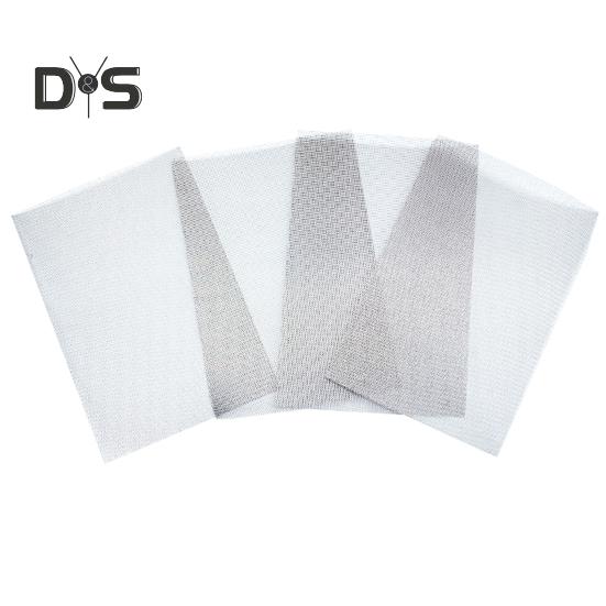 4 Stück weit verbreitetes Lüftungsgitter, hochfest, universell, 1 mm Löcher, quadratisches Drahtgeflecht