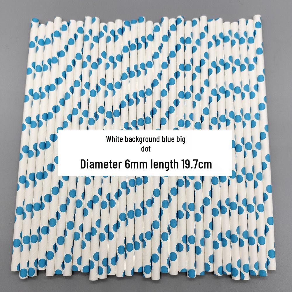 

Eco-Friendly Polka Dot Paper Straws for Parties