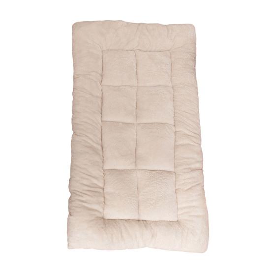 Quilted Pet Sleeping Pad Dog And Cat Bed Mat Soft Plush Cushion with Thick Padding Cozy Pet Mattress for Crate Floor Couch Use