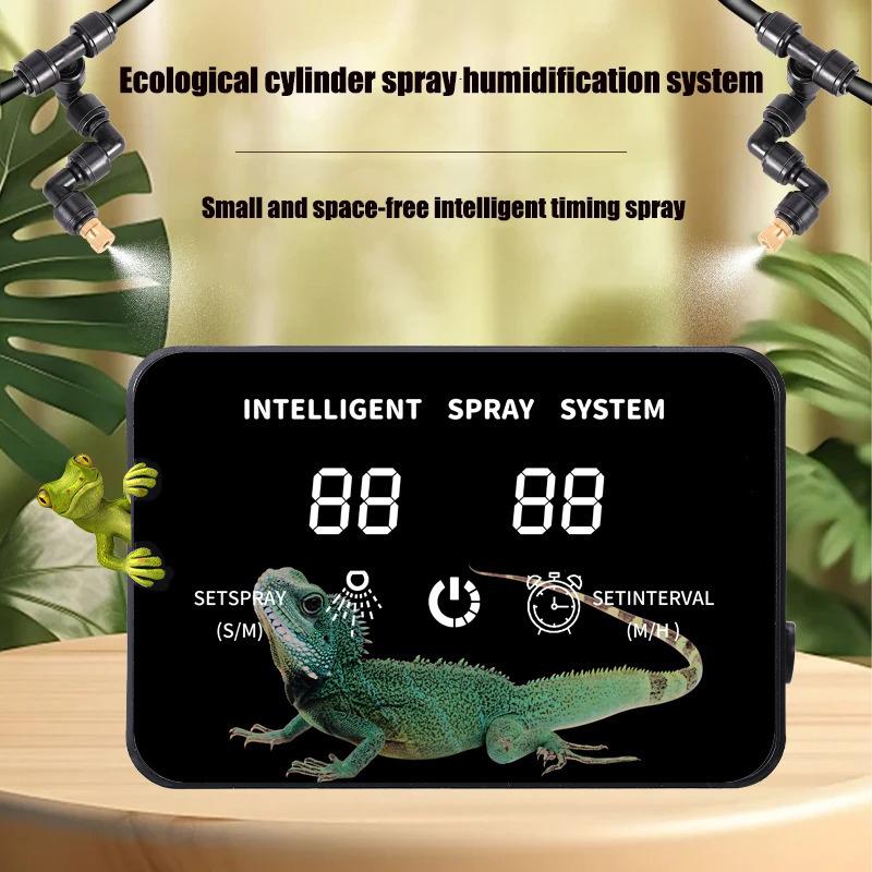Rainforest Timed Spray System Terrarium Reptile Intelligent Humidification Fogger Kit Automatic Irrigation Sprayer