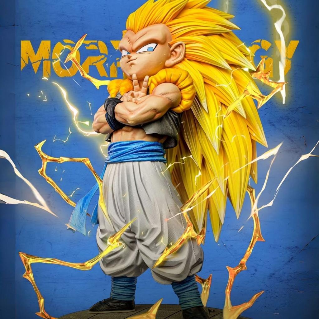 25cm Dragon Sphere Z Gotenks Ssj3 Figure Super Saiyan 3 Gotenks Action Figures Polyvinyl Chloride Statue Collector Miniature Playthings For Children