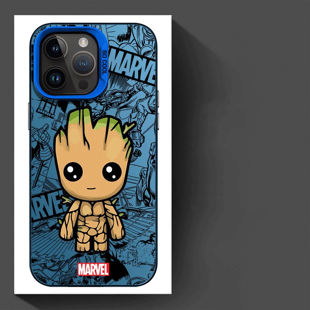 

Чохол для телефону Marvel Людина-павук Грут для iPhone 15 Pro Max 12 Pro X 11 13 14 Plus XS Max XR 14 Модний м який силіконовий чохол з ТПУ for iPhone X XS