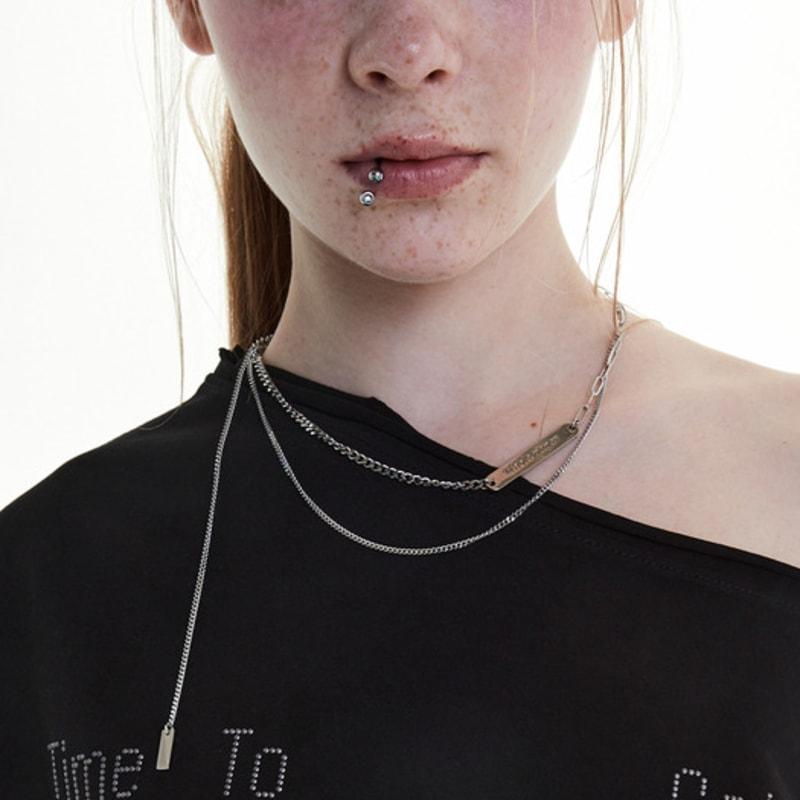 

whole paper layered necklace ONE