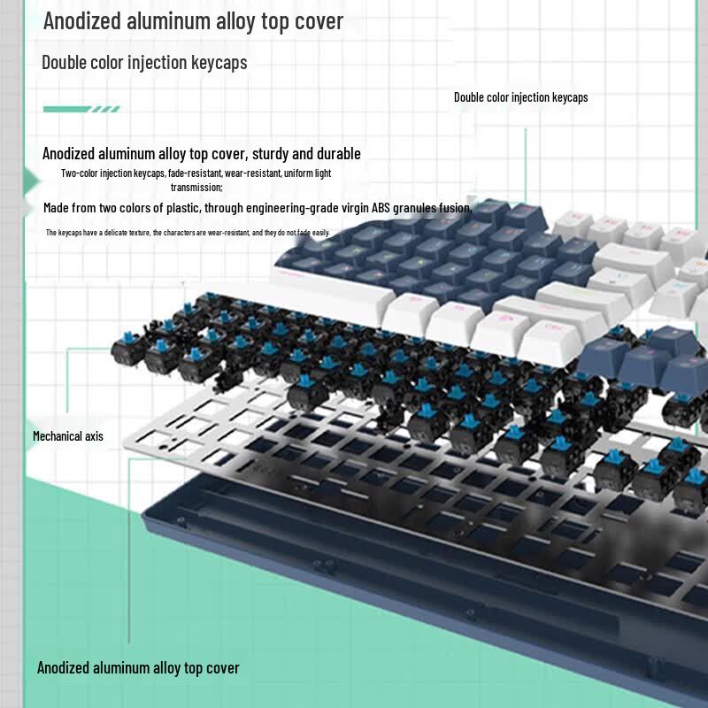 Lenovo MK5 104-Key Wired Gaming Mechanical Keyboard