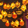 Halloween LED Pumpkin String Lights - Colorful Ghost Festive Decor
