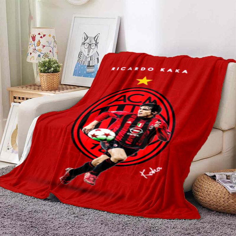 Former Associazione Calcio Milan Ricardo Izecson dos Santos Leite blanket Soft four season home bed office travel outdoor warm blanket L2