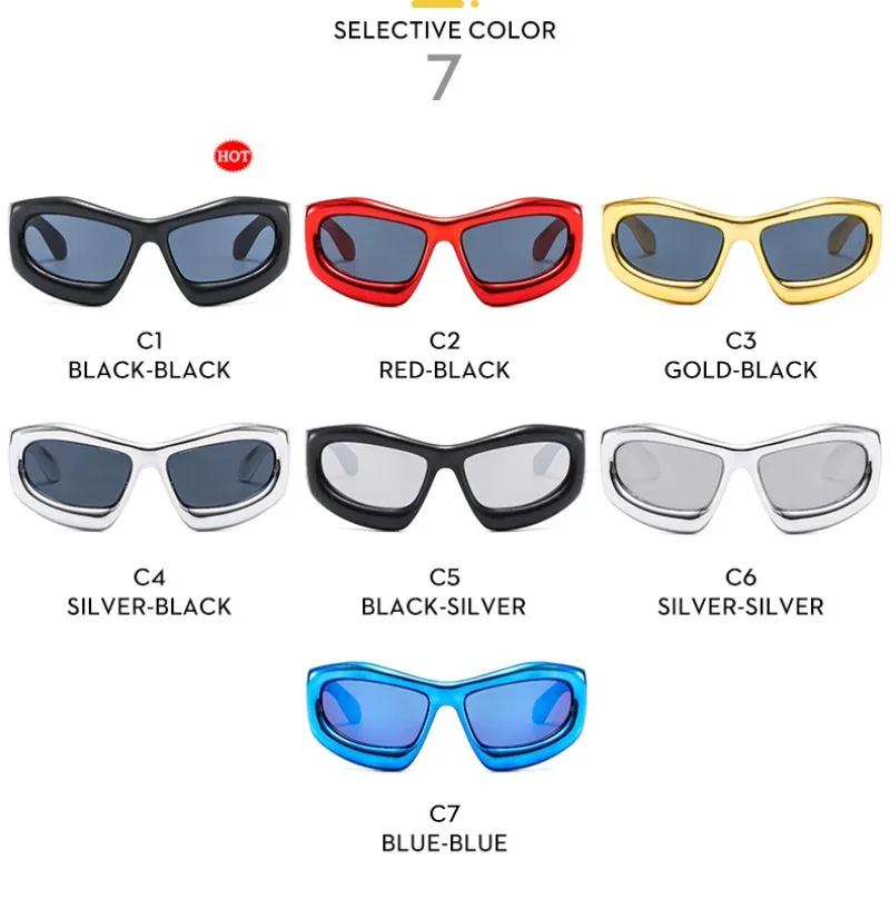 Fashion Oversized Sunglasses Y2k Women Men Brand Designer Retro Sun Glasses Female Popular Vintage Eyewear UV400