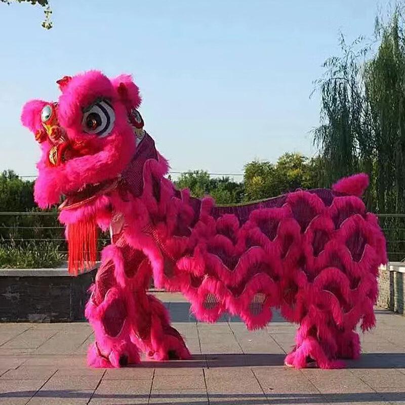 Traditional Chinese Lion Dance Costume Set