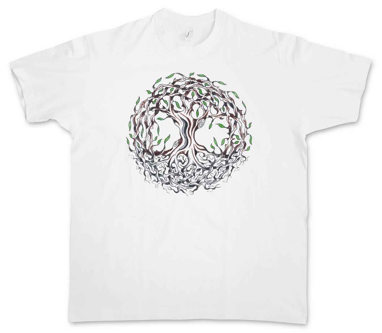 YGGDRASIL IX T-SHIRT Arsen Celtic Irminsul Tree Loki of Life Of Thor Odin Odhin XXXXL