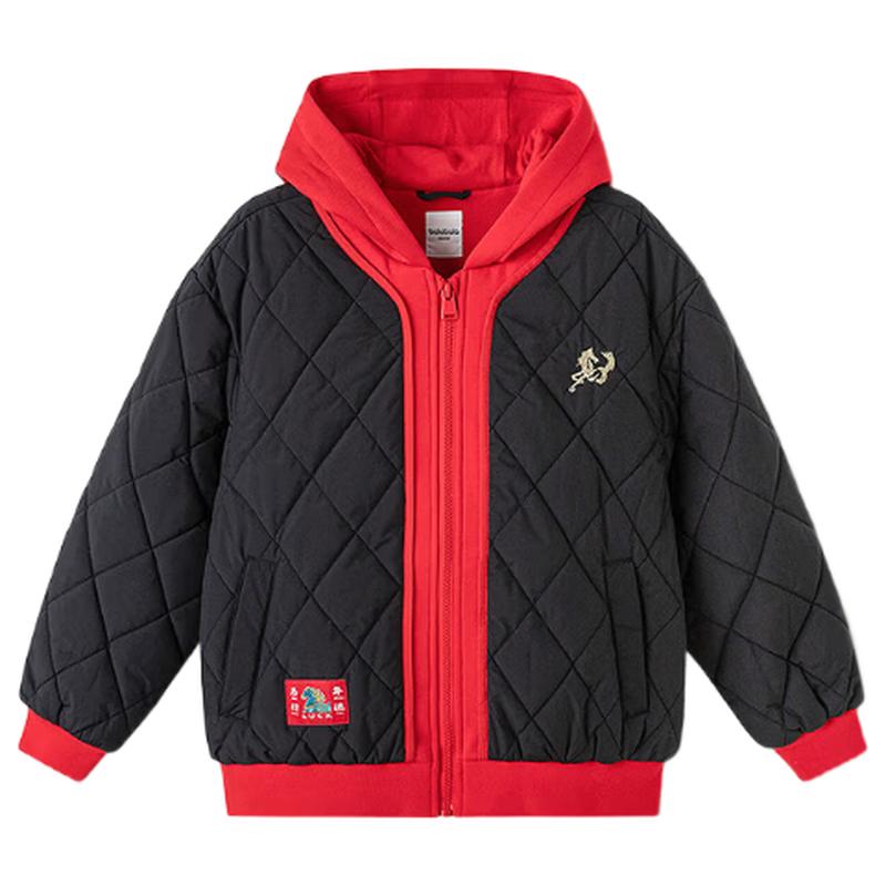 Balabala Kids  Colorblock Windproof Padded Jacket 165