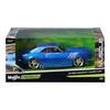Maisto 1/24 Scale Chevrolet Camaro Z/28 1968 Blue Custom Classic Muscle Series / Diecast Model Car, Finished Product, 32508