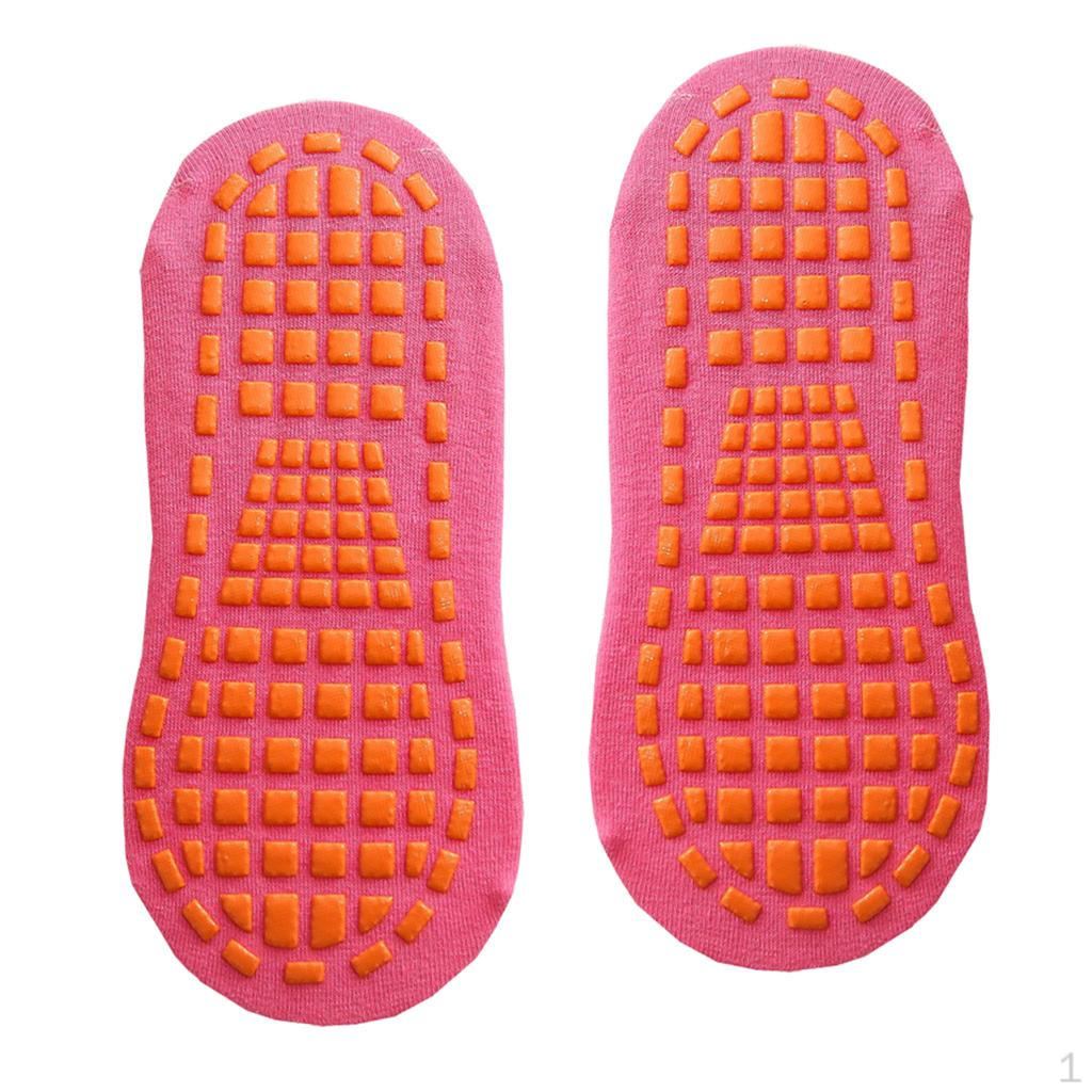 

Антиковзкі бавовняні шкарпетки для танців на батуті з силіконовим захватом Rose Red