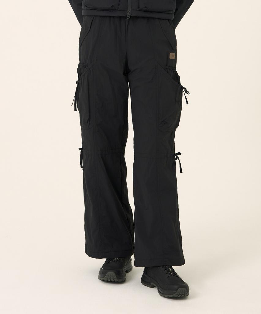 BBC EARTH W Warm Fit String Pants_Black
