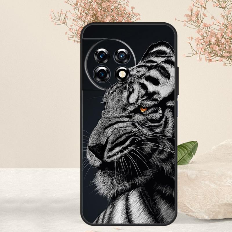 Animal Tiger Case For OnePlus 15 13 12 11 13T 13R 12R 15R 10T 8T 10 Pro Nord 5 CE 4 3 2 Lite N20 N30 Cover