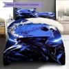 Anime Pattern Bedding Quilt Set Quilt Cover Pillowcase Home Decoration Birthday Gift (1 * Duvet Cover + 2 * Pillowcase, Without Core)