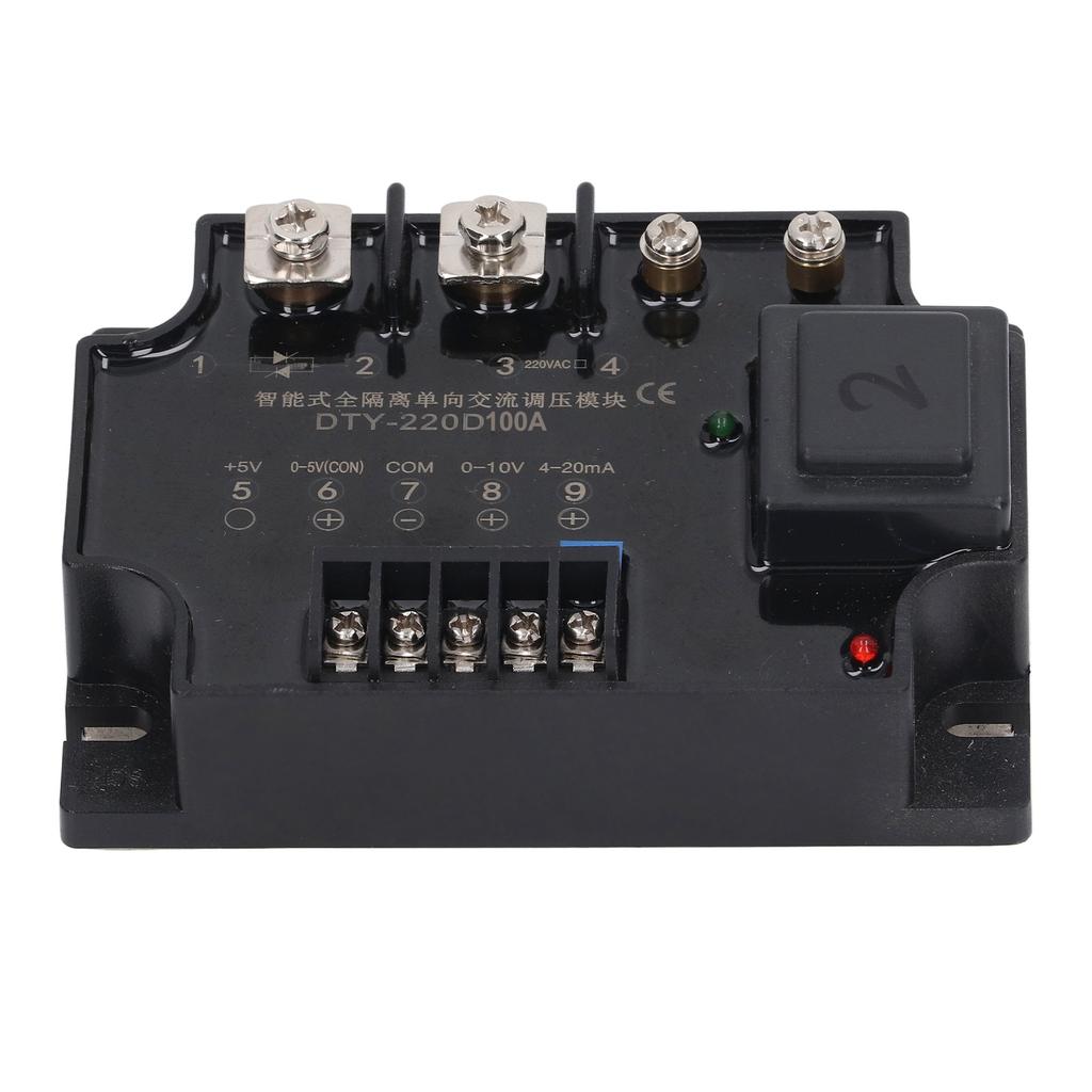 AC Voltage Control Module Single Phase Fully Isolated Resistance Voltage Regulator AC220V 100A
