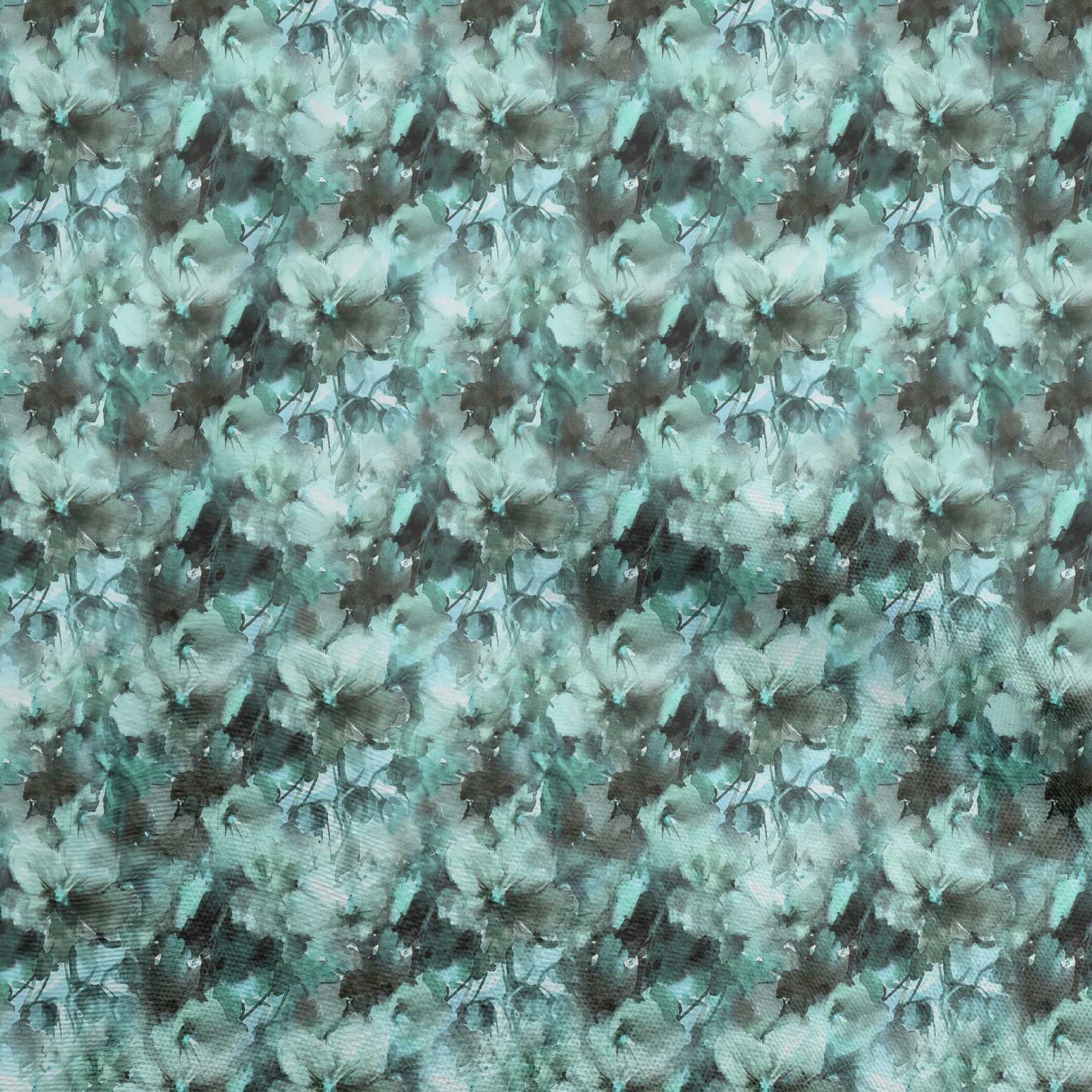 

oneOone Бавовна Поплін Коричневий Тканина Сукня з абстрактним квітковим малюнком Тканина з принтом Тканина у дворі 42 дюйми 42 Inch Wide - Viscose Chiffon бірюзові зелений колір