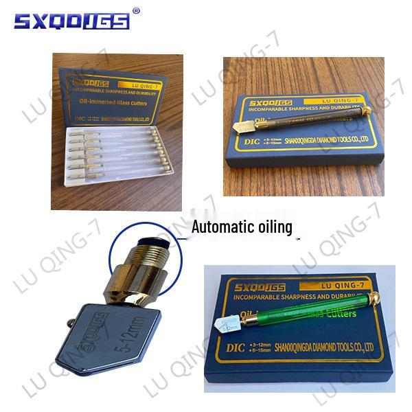 Diamond Glass & Tile Cutter with Roller Handle