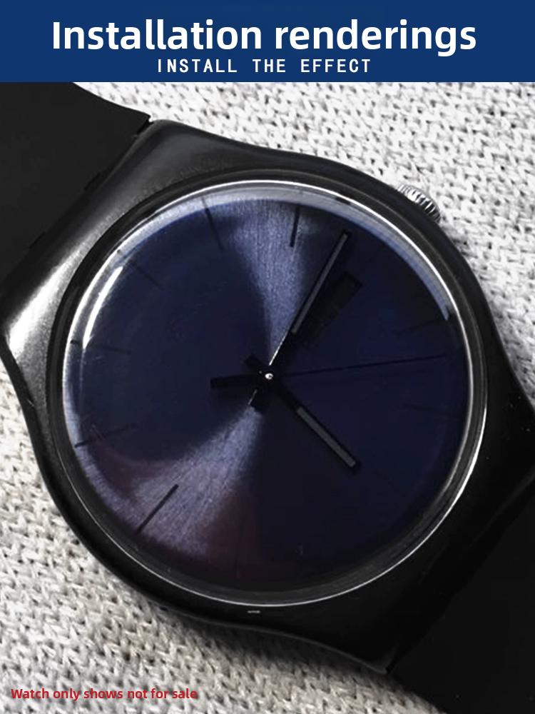 Pro Swatch Zrcadlové Plexisklo Víčko Hodinek S Okénkem Na Denní Datum Průměr 19,6 29,2 34,6 37,9 41,5 mm Akrylové Sklo Hodinek Organické Sklo