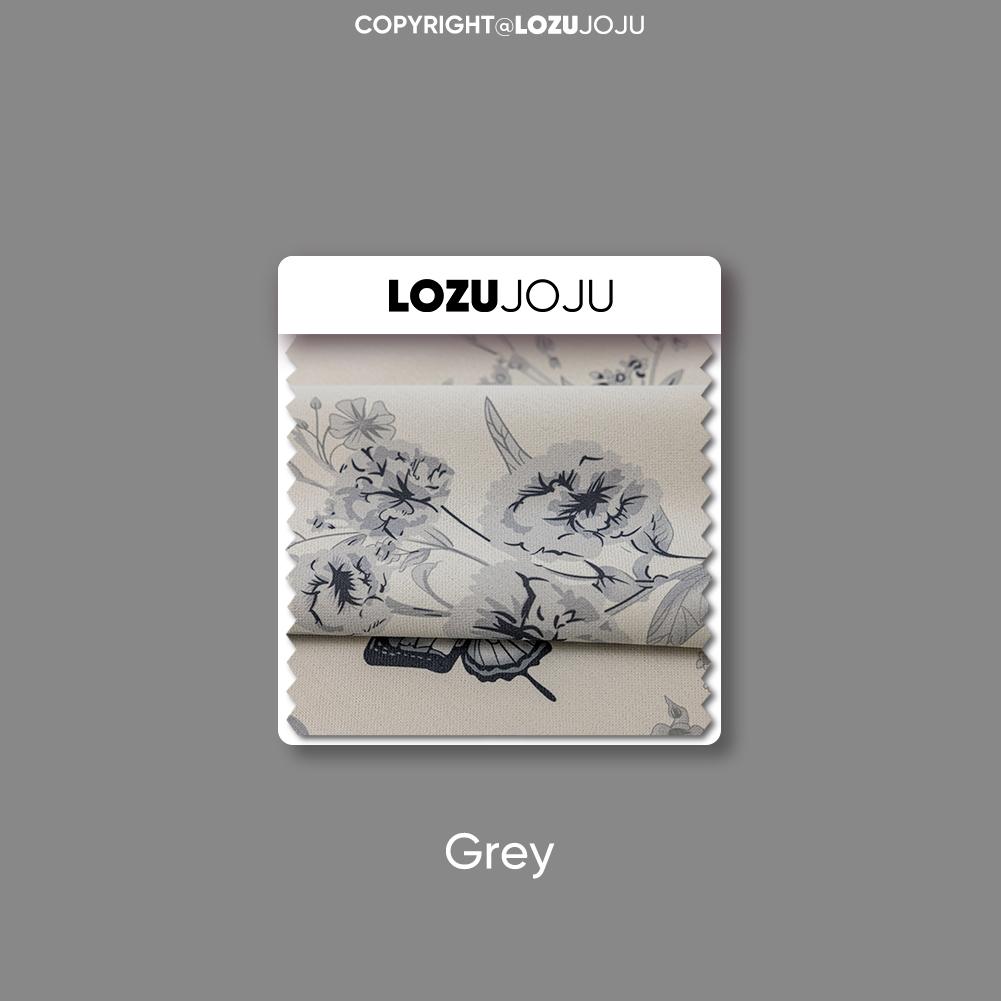 1PC LOZUJOJU 70-80% Blackout French Romantic Style Butterfly Print Pattern Ruffle Edge Curtain for Bedroom Living Room Home Decor