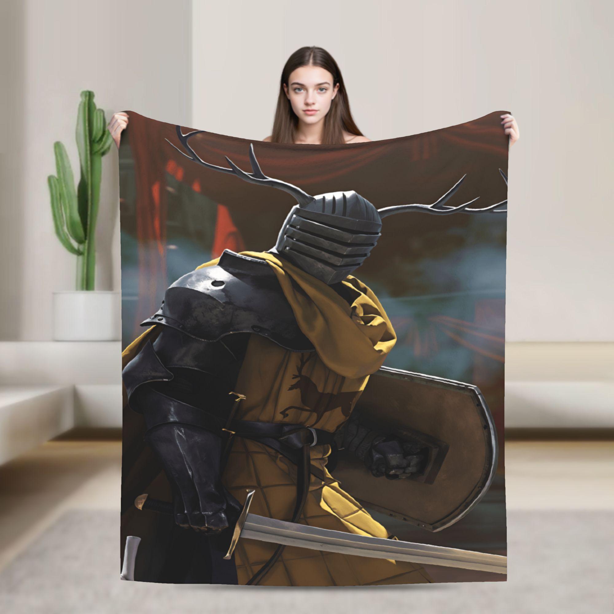 

Lyonel Baratheon Throw Blanket Comfortable Funny Blanket For Living Room Travel Office Flannel Bedspread Bed Cover 75x90cm
