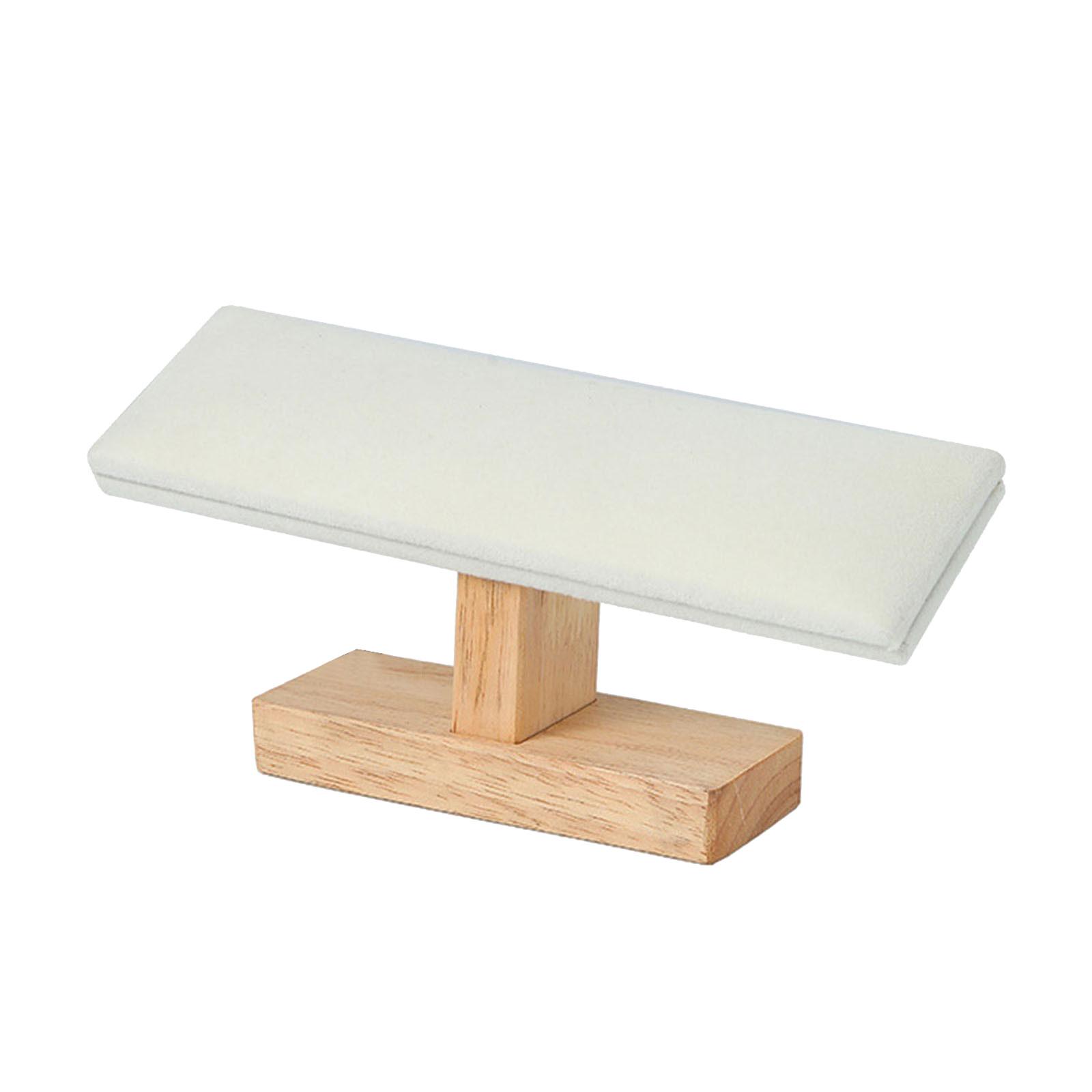 

Элегантная Прочная Деревянная Подставка-Дисплей для Ювелирных Изделий Аксессуар для Браслетов и Ожерелий с Мягкой Подкладкой из Ворса Стильный Дизайн A