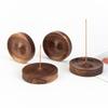 Black Walnut Solid Wood Cicada Incense Stick Holder for Indoor Use