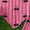 Girls Fashion Cute Cherry Pattern Tank Top + Shorts Set 2025 Summer Children's Casual Set