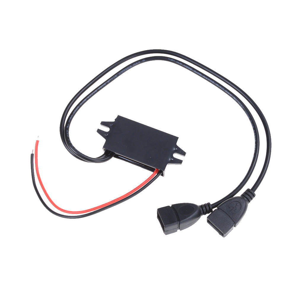 Dc-Dc 12V To 5V Mini A Type Usb Dual Converter Step Down Power Module