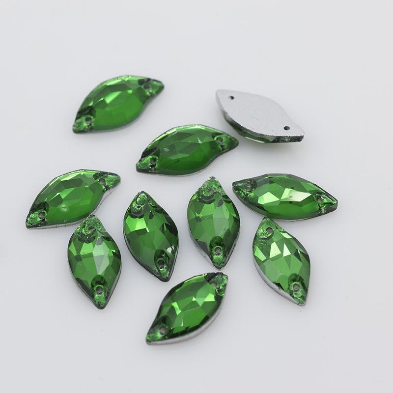 28-Piece Set: 10x20 Flat Bottom Hand-Sewn Crystal Mermaid Dress Drills for DIY Wedding & Evening Dress Decoration