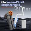 X50 Turbo Fan - 57m/s Hurricane Wind w/ 50,000RPM Brushless Motor | 240W 8000mAh Camping Fan, Type-C Fast Charge and IP54