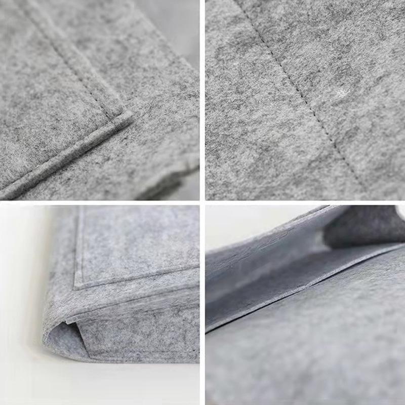 Felt Sofa & Bedside Storage Bag - Living Room, Dorm, or Home Organizer