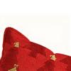 Christmas Throw Cushion Pillow Case Machine Washable Festive 18x18 Inch Plush Pillow Case Christmas Pattern For Living Room Bed