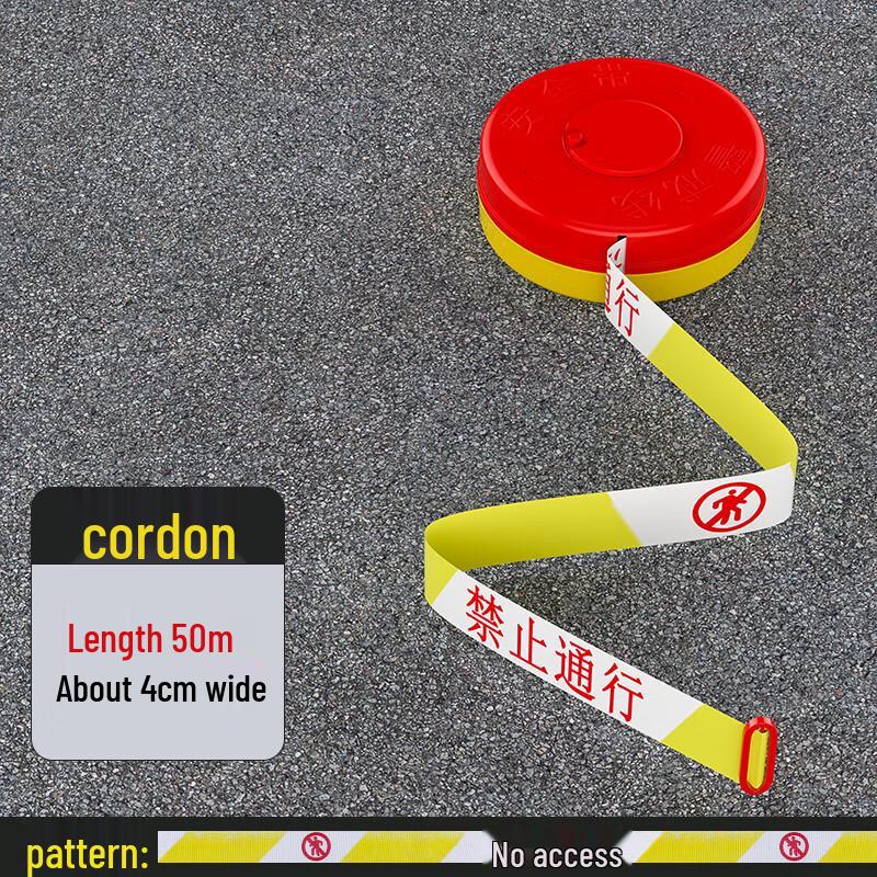 Disposable Retractable Safety Warning Barrier Tape