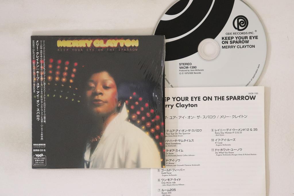 CD MERRY CLAYTON - Keep Your Eye On The Sparrow VACM1390 Ode Records 2009 Japan Obi Soul/Funk Used