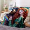 Various Styles and Sizes Cartoon Princess Brave Printed Blanket Bedroom Living Room Sofa Study Kids Room Decor Blanket Potdemiel