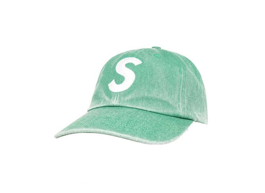 Supreme Pigment S Logo 6-Panel Green One-Size