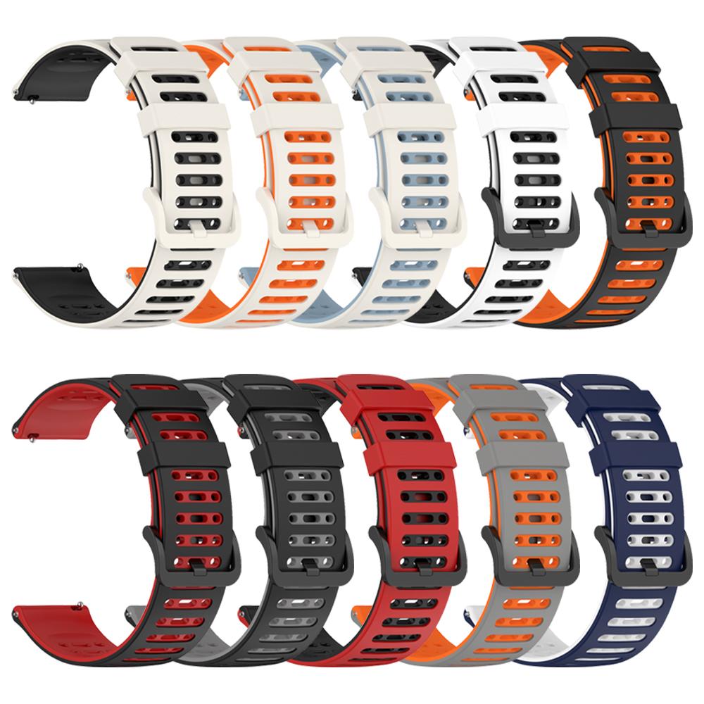 22mm Silicone Strap For Garmin Vivoactive 4 Venu 3 2 Darth Wristband Forerunner 570 47mm 255 Music 265 Sport Breathable Bracelet